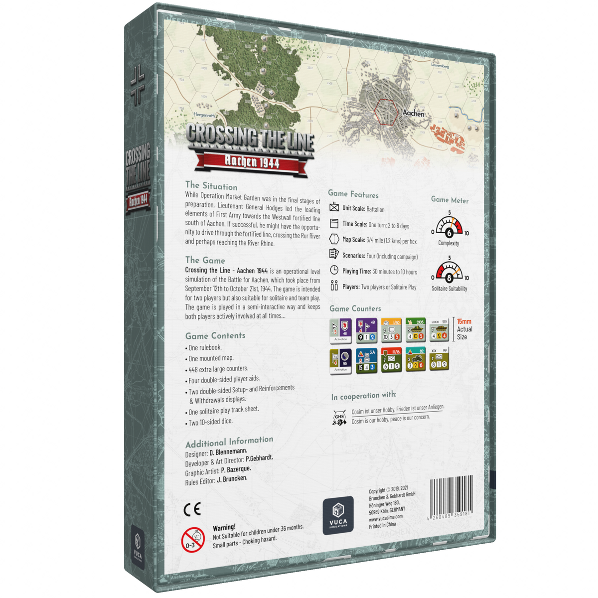Crossing the Line - Aachen 1944 - Reprint (2nd Edition) with