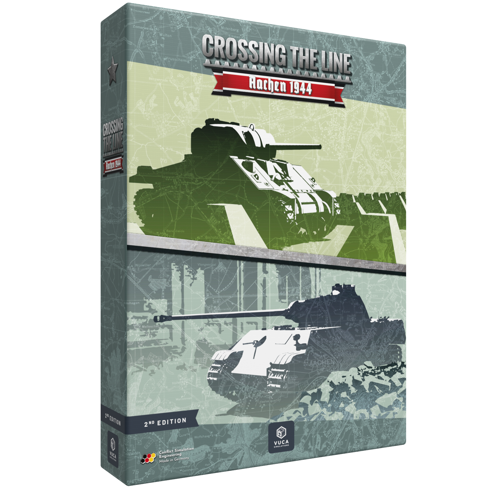 Crossing the Line - Aachen 1944 - Reprint (2nd Edition) with
